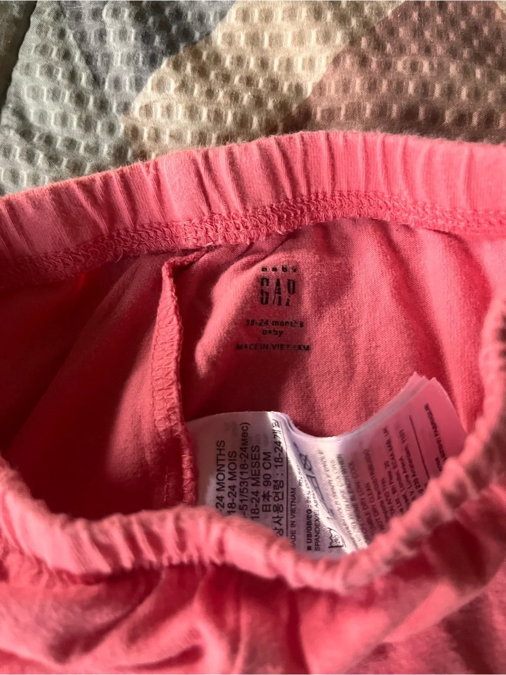 GAP Pink Fleece Leggings for Kids